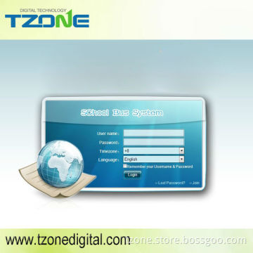 GSM/SMS Web based gps tracking software fleet management system platform software